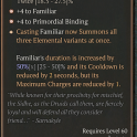2GA SIDHE BINDINGS / Familiar Gloves - +4 Skills / +50% Duration