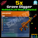 x5 Modded Grave Digger Water & Physical PL130 - [PC/PS4|5/XboxS|X] - Fast Delivery