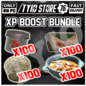 XP BUNDLE ( 100 Canned Meat Stew - 100 Cranberry Relish - 100 Brain Bombs - 100 Berry Mentats )