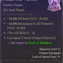 50x HELLFIRE TORCH Ancestral Mythic Charm | Random Affixes | Salvage for Resplendent Sparks S15