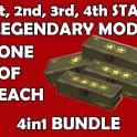 x4 Weapon Legendary Mods 4in1 Bundle (Satiated/Conductor's/Pin-Pointer's/Polished/Pounder's etc.)