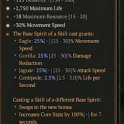 2GA Protean Heart (25/30) 155 dex GA Maximum Life 18 max resource GA Movement Speed