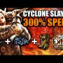 [GIGA SPEED - AOE] Acceleration Cyclone Slayer - Path of Exile Mirage SC