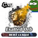 [PC] Exalted Orb ★★★
 Heist SC ★★★ 1-5 mi
ns Delivery★★★