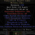 ✅LADDER PERFECT VERDUNGO'S HEARTY CORD 40 VITALITY 15% DAMAGE REDUCTION  PC SC✅ 40/15 dungo