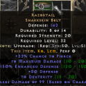 Razortail Belt - PD2 Season 13 Softcore Ladder