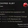 Chipped Ruby - Diablo 4 Gems - image