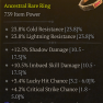 ANCESTRAL ROGUE RING LVL 65 CRITICAL STRIKE CHANCE LUCKY HIT CHANCE SHADOW DMG IMBUED DAMAGE - image