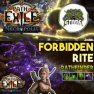 Forbidden Rite Pathfinder - Simulacrum 30 / T17 Map / Instant Delivery / FaceTANK / 3.24 - image