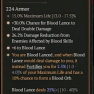 3GA Mutilator's Plate (25/40) *6 Blood Lance* *30% Chance Deal Double Damage* *26.2% Damage Reductio - image