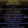 LIGHTNING SPEAR AMAZON RING 66 LIGHTNING DMG 90 ACCURACY 71 LIFE 30 DEX 45% LIGHT RESIST 21% RARITY - image