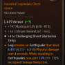 GREATER AFFIX BARBARIAN CHEST +4 RALLYING CRY MAXIMUM LIFE SOCKET LVL 80 REQ 925 ILVL GA CHEST - image