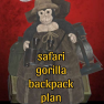 [PS4/PS5] Safari Gorilla Backpack Plan - image