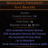DAWN OF THE HUNT Maligaro's Virtuosity UNIQUE GLOVES LVL 45 REQ 300% CRITICAL DMG BONUS CRIT CHANCE - image