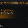 (Tier3)Level 9 Annihilation Gem (Damage Gem)(Random Class and Random Skill) All US server - image