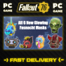 Fallout 76 - PC - Fasnacht Glowing Mask Bundle (2024) All 6 New Masks - image