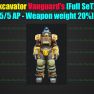 Excavator Vanguard's [Full SeT] [5/5 AP - Weapon weight 20%][Power Armor] - image