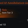 (Tier3)Level 10 Annihilation Gem (Damage Gem)(Random Class and Random Skill) All US server - image