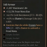 2GA Iceheart Brais (30/40) *1027 Maximum Life* *112.5% Frost Nova Size* 62.5% cold res 4% shatterer' - image