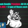 (PC) Junk bundle Premium: [All 35 Junks each 25.000 + 5 type of fluxes each 4.000] - image