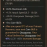 2GA Banished Lord's Talisman (48/60) ✷3 Core Skills ✷15% Maximum Life - image