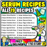 all 19 serum recipes - image