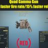 Quad Gamma Gun (25% faster fire rate/15% faster reload) - image