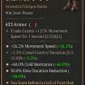 Penitent Greaves 3 GA Boots, move speed, cold resist, slow duration reduction - image