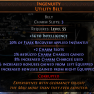 24/30 INGENUITY BELT +2 CHARM SLOTS 14 INTELLIGENCE CORRUPTED - image