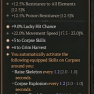 3GA Ring of the Sacrilegious Soul (1.2 - 1.2 - 7.2) *4 Grim Harvest* *3 Corpse Skills* *9% Lucky Hit - image