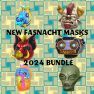 ⭐[Masks Bundle] Fasnacht Day (6 New Rare Glowing Masks) [Fast Delivery]⭐ - image
