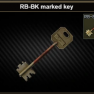 RB-BK marked key (Flea Market Trade) - image