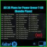 All 36 Plans for Power Armor T-60 [Bundle Plans] - image
