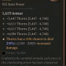PERFECT RAZORPLATE 200% ASPECT POWER LVL 80 REQ 925 ILVL PERFECT RAZOR PLATE - image