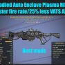 Bloodied Auto Enclave Plasma Rifle (25% faster fire rate/25% less VATS AP cost) - image