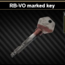 RB-VO marked key (via FLEA) - image
