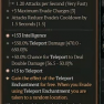 2GA The Oculus *15 Teleport* *153 Intelligence* 550% teleport dmg 50% chance deal double dmg - image