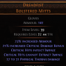 DAWN OF THE HUNT Dreadfist UNIQUE GLOVES LVL 27 REQ WARRIOR GLOVES CRIT GLOVES - image
