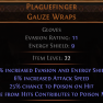 DAWN OF THE HUNT PLAGUEFINGER UNIQUE GLOVES POISON GLOVES NO LVL REQ PLAGUE FINGER GLOVES GAUZE WRAP - image