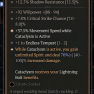 1GA Mjölnic Ryng (70/100) *37.5% Movement Speed Catalysm Active* 1 endless tempest 92 willpower 7.8% - image