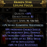 SORCERESS WITCH FOCUS +2 LEVEL OF ALL SPELL SKILLS 94% LIGHTNING DMG 51% SPELL DAMAGE 17 INT 39 COLD - image
