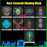 Rare Fasnacht Glowing Mask in list: [Jester/Owl/Skull/Corn Cob/Jacklope/Abe/Sun/Veggie/Bigfoot - image