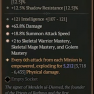 3GA Ring of Mendeln (5212/6435) *2 Skeletal Warrior Mastery* *63.8% Damage* *18.8% Summon Attack Spe - image