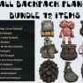 ⭐ALL RARE BACKPACK PLANS(Princess Backpack,Camo Backpack,Safari Crocolossus,Chally The Moo-Moo etc.⭐ - image