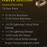 ANCESTRAL SORC RING LVL 73 LIGHTNING CRITICAL STRIKE DAMAGE CRITICAL STRIKE DAMAGE LUCKY HIT CHANCE - image