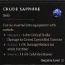 Crude Sapphire - Diablo 4 Gems - image