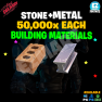 50,000x EACH Metal+Stone - [PC|PS|XBOX] - image