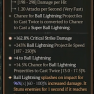 2GA Strike of Stormhorn (96/100) *4 Ball Lightning* *162.8% Critical Strike Damage* 243% ball lightn - image