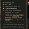 2GA Tibault's Will (16/20) *24 Maximum Resource* *98 All Stats* 444 max life 14% damage reduction - image