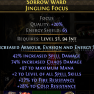 ESSENCE DRAIN LICH FOCUS +2 ALL SPELL SKILLS 74% CHAOS DMG 42% SPELL DMG 97 MANA 27 FIRE 28 COLD RES - image